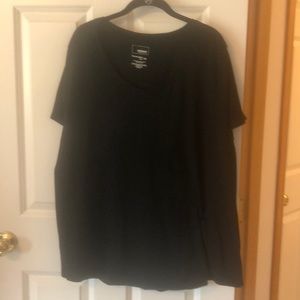 Burnout V-neck T-shirt